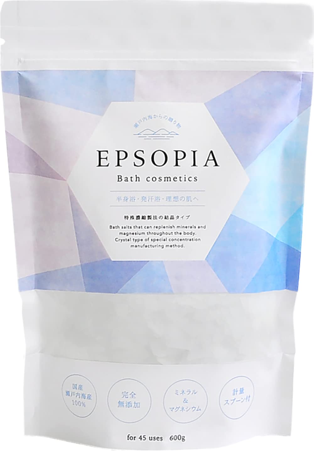 EPSOPIA Bath Salts 200g Moisturizing Bath Cosmetics with Made in Japan with Natural Includes Measuring (600g + Extra) - 45-Serving Set, Magnesium,
EPSOPIA Bath Salts 200g Moisturizing Bath Cosmetics with Made in Japan with Natural Includes Measuring (600g + Extra) - 45-Serving Set, Magnesium,