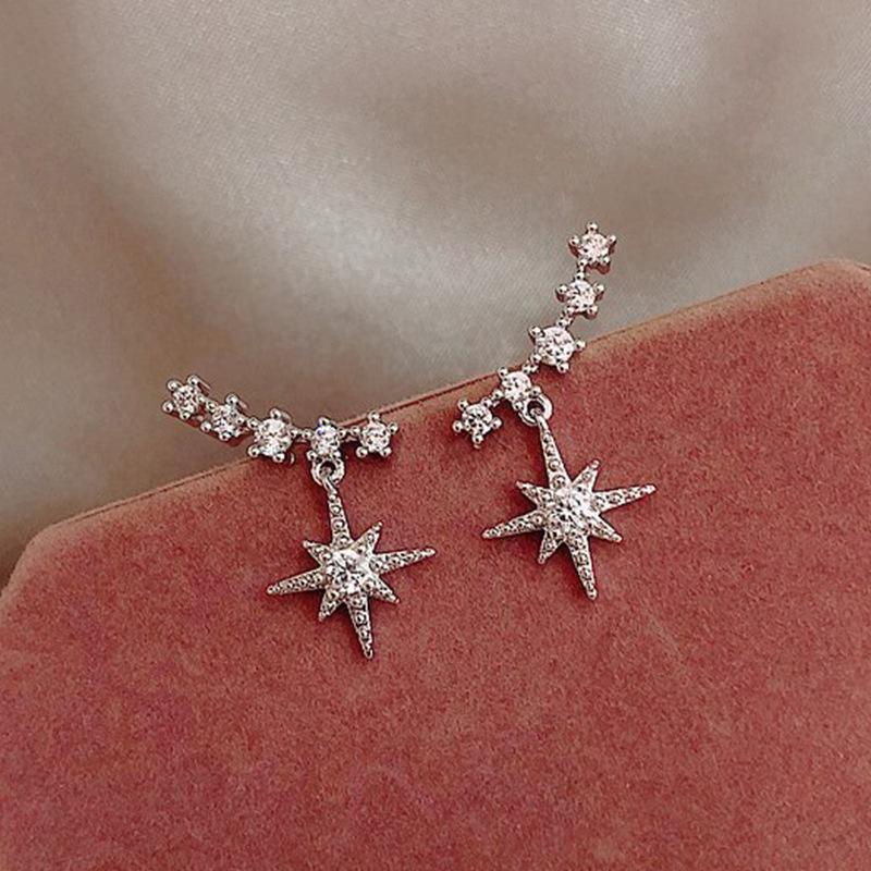 CAOSHI Exquisite Star Earrings for Women Graceful Lady Wedding Accessories with Brilliant Cubic Zirconia Fashion Female Zircon
CAOSHI Exquisite Star Earrings for Women Graceful Lady Wedding Accessories with Brilliant Cubic Zirconia Fashion Female Zircon