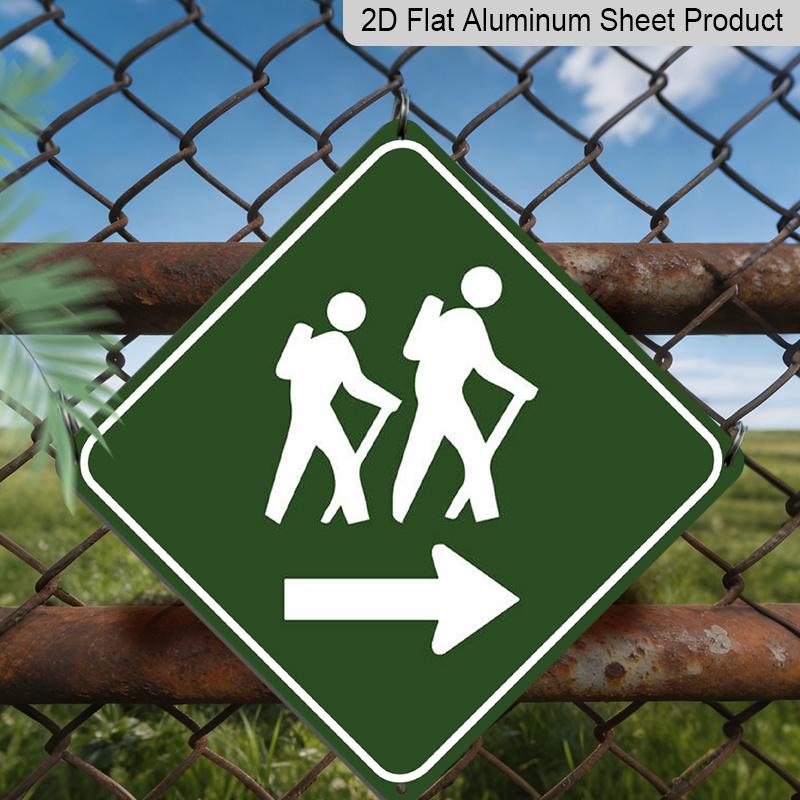 2D Flat 1pc, Hiking Direction Diamond Trail Sign - Heavy-Duty Iron Metal Aluminum, with Directional Arrows - for Parks, Campgrounds, Homes, Offices 20*20cm
2D Flat 1pc, Hiking Direction Diamond Trail Sign - Heavy-Duty Iron Metal Aluminum, with Directional Arrows - for Parks, Campgrounds, Homes, Offices 20*20cm