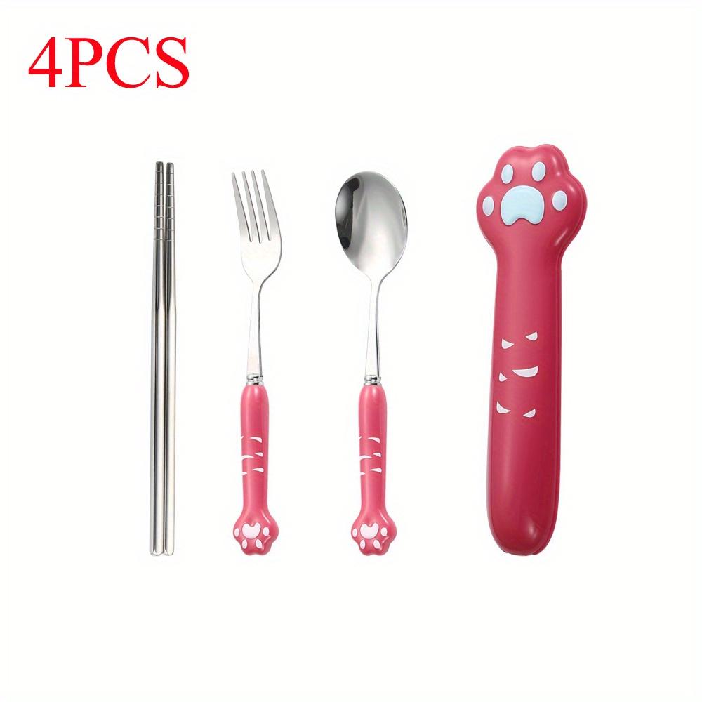 Cute Cat Paw Cutlery Set Stainless Steel Fork Spoon with storage Box Dinnerware Tableware Silverware Lunch Portable Tableware червоний
Cute Cat Paw Cutlery Set Stainless Steel Fork Spoon with storage Box Dinnerware Tableware Silverware Lunch Portable Tableware червоний