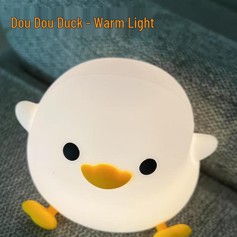 Soft Silicone Duck Night Light - Rechargeable Sleep Companion with Timer
Soft Silicone Duck Night Light - Rechargeable Sleep Companion with Timer