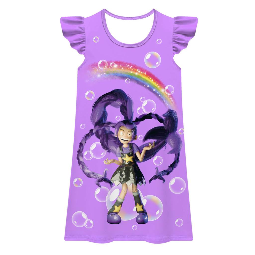 83056 Multi-color Kids Girls Lily Lovebraids Printed Short Sleeves Dress 160cm фіолетовий
83056 Multi-color Kids Girls Lily Lovebraids Printed Short Sleeves Dress 160cm фіолетовий