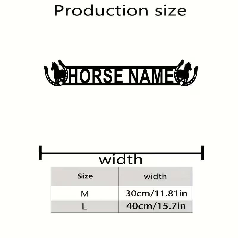 Customizable Horse Surname Iron Sign, Personalized Horseshoe Name Wall Art Gift, Multi-Functional Hanging Decor, Yard Decoration M 30cm 11.81inch
Customizable Horse Surname Iron Sign, Personalized Horseshoe Name Wall Art Gift, Multi-Functional Hanging Decor, Yard Decoration M 30cm 11.81inch