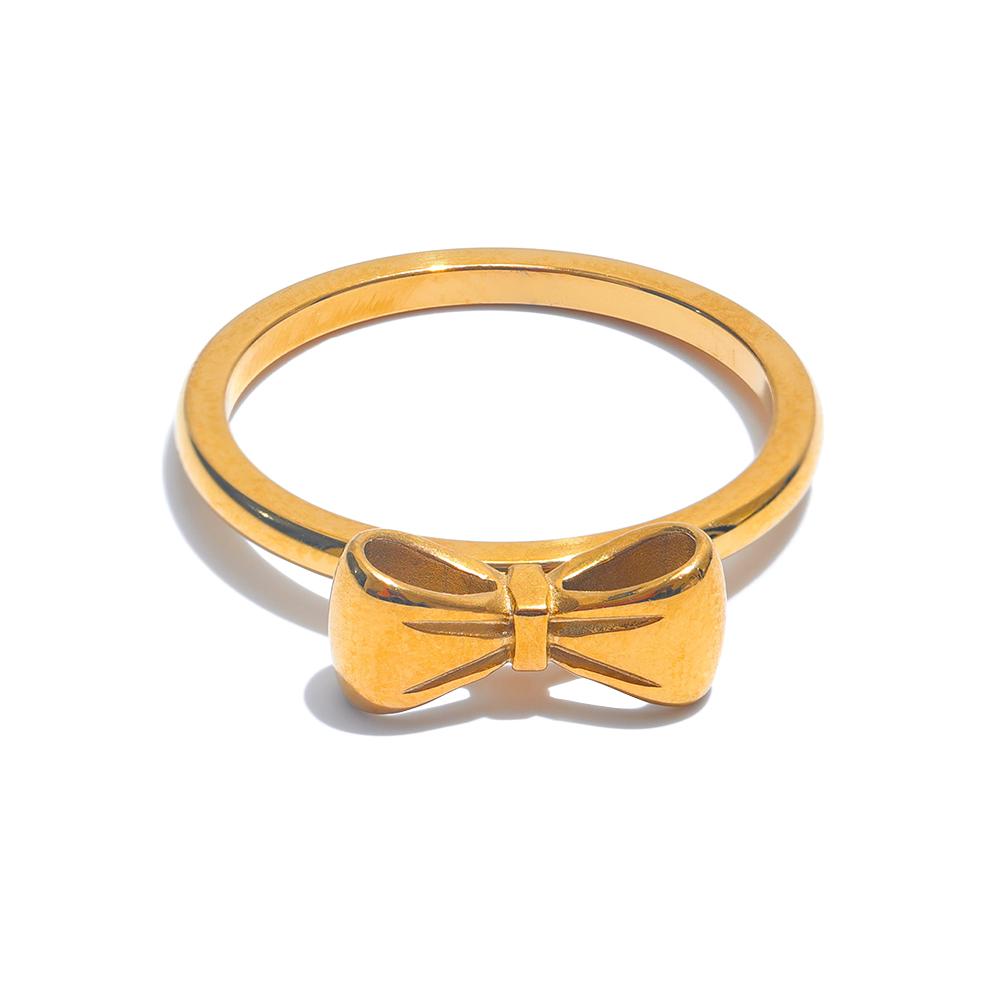 Yhpup Hot Style Stainless Steel Popular Bowknot Bow Fashion Chic Daily Ring Water Resistant 18K Gold Plated Jewelry Women Bijoux 6
Yhpup Hot Style Stainless Steel Popular Bowknot Bow Fashion Chic Daily Ring Water Resistant 18K Gold Plated Jewelry Women Bijoux 6