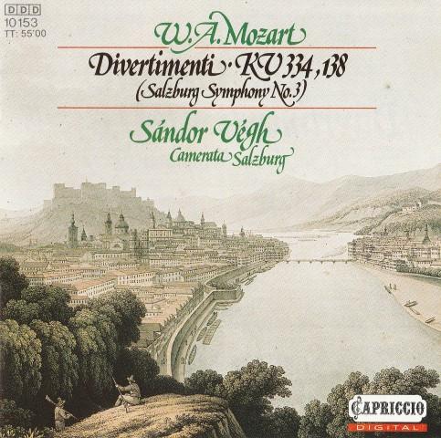 CD WOLFGANG AMADEUS MOZART - SÁNDOR VÉ - Divertimenti, KV 334,138 (Salzburg 10153 Capriccio 1987 Germany Classical Used
CD WOLFGANG AMADEUS MOZART - SÁNDOR VÉ - Divertimenti, KV 334,138 (Salzburg 10153 Capriccio 1987 Germany Classical Used