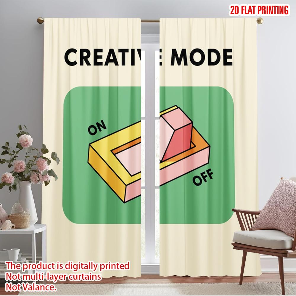 2pcs 2D flat printing Drapes Creative Mode Switch Polyester Without Electricity Seasonal Party & Holiday Decor Use for All 52.50×116.00 CM 2pcs
2pcs 2D flat printing Drapes Creative Mode Switch Polyester Without Electricity Seasonal Party & Holiday Decor Use for All 52.50×116.00 CM 2pcs