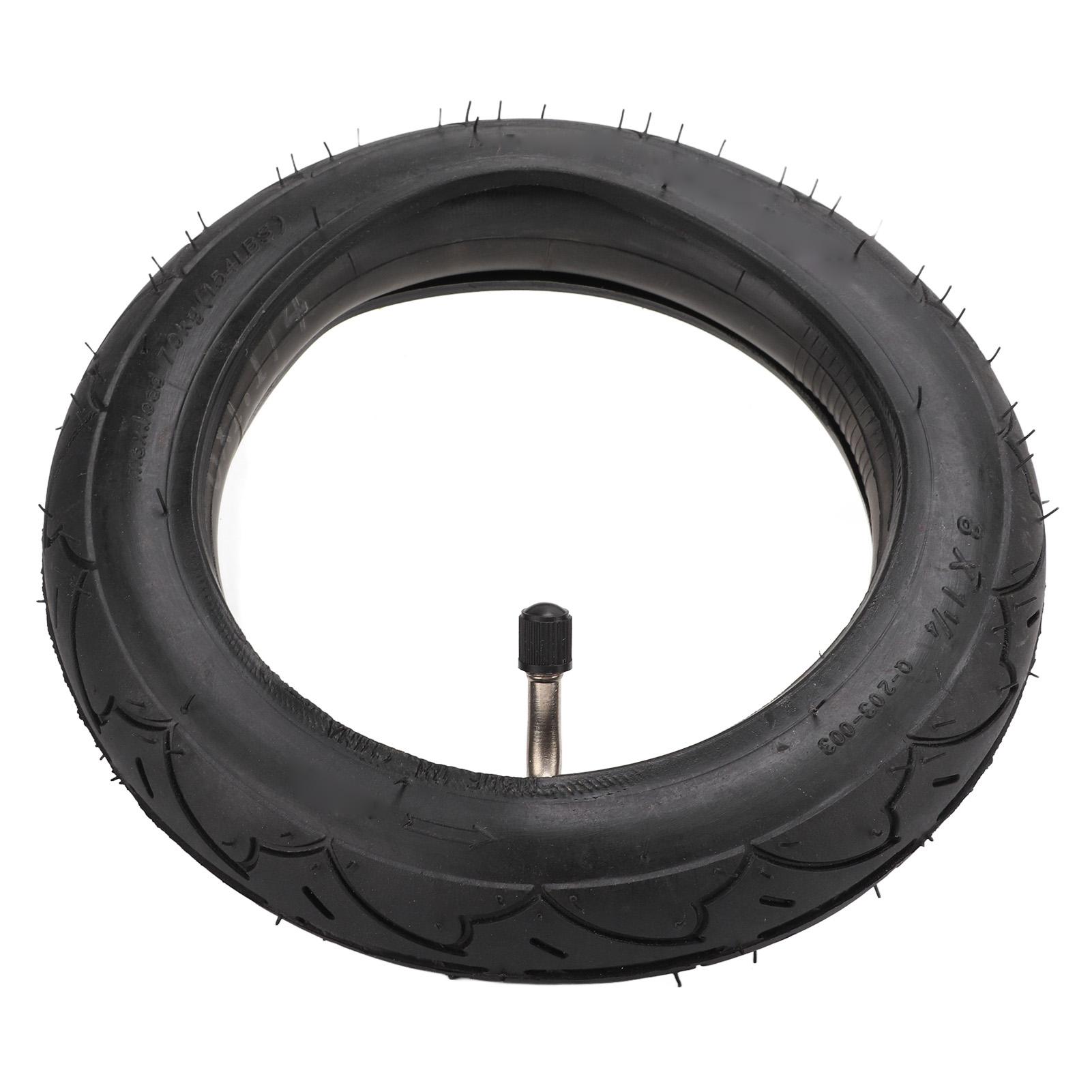 8 Inch Scooter Tire 8x1 1/4 Tire and Inner Tube with Angled Valve Stem for Electric Bicycle
8 Inch Scooter Tire 8x1 1/4 Tire and Inner Tube with Angled Valve Stem for Electric Bicycle