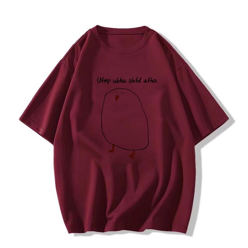 Ретро Шик Хлопковая Футболка с Коротким Рукавом Большого Размера - Женская Весенне-Летняя Оверсайз в Гонконгском Стиле L вино красного
Ретро Шик Хлопковая Футболка с Коротким Рукавом Большого Размера - Женская Весенне-Летняя Оверсайз в Гонконгском Стиле L вино красного
