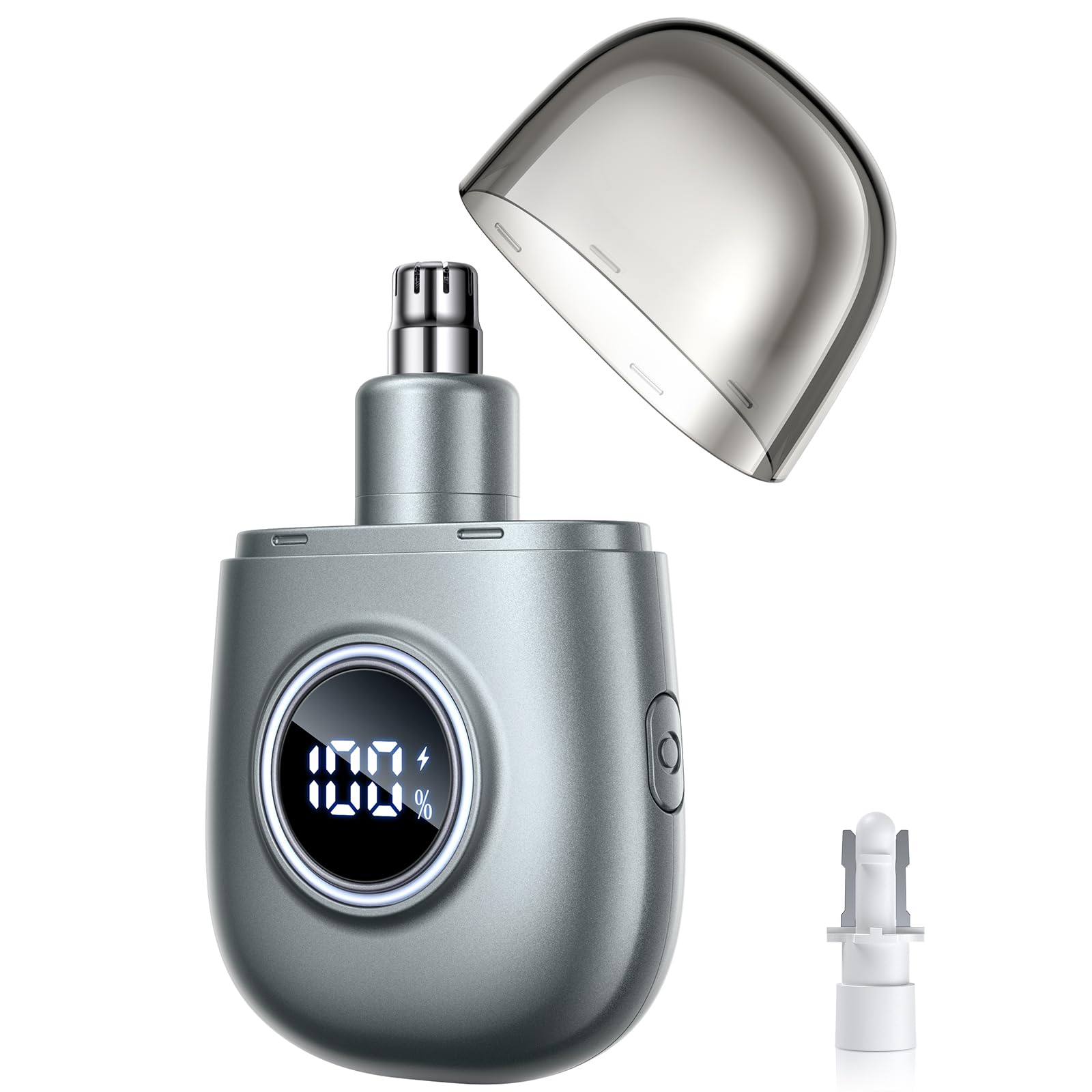 Nose Hair Cutter for Men Innovative Design LCD Comes with Replacement USB Nose Care Etiquette For Men and Nose Hair Electric Nose Easy to Birthday сірий колір
Nose Hair Cutter for Men Innovative Design LCD Comes with Replacement USB Nose Care Etiquette For Men and Nose Hair Electric Nose Easy to Birthday сірий колір