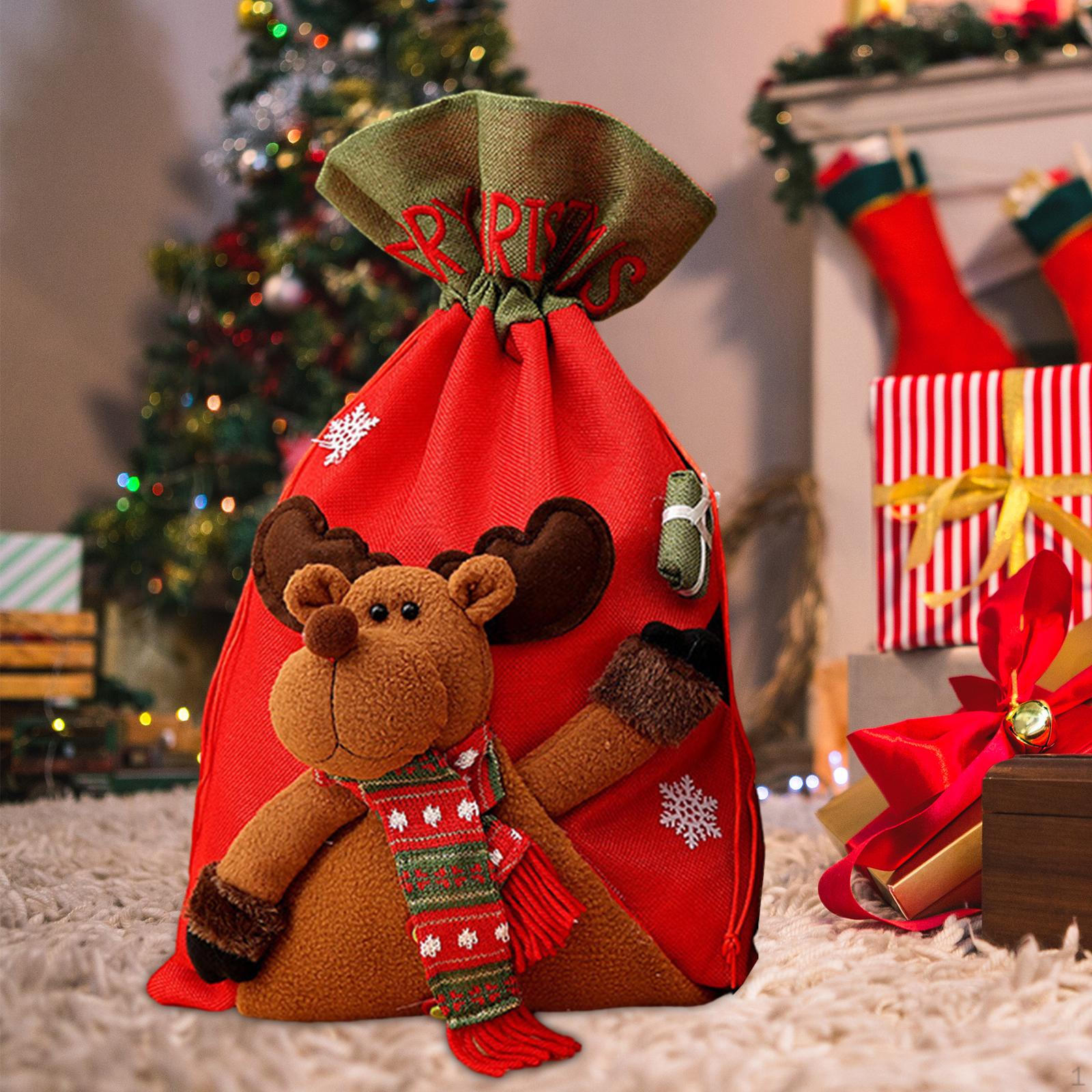 Christmas Bags with Drawstring, Gift Treat Sacks Wrapping Xmas Holiday
Christmas Bags with Drawstring, Gift Treat Sacks Wrapping Xmas Holiday