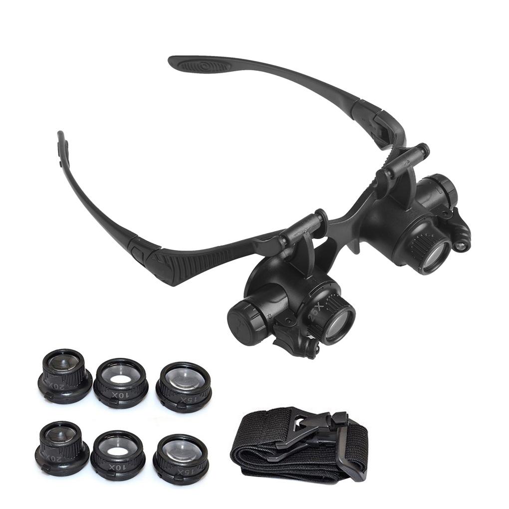 Headband LED Light Glasses Magnifier Watchmaker Jewelry Optical Lens Glass Magnifying Loupe
Headband LED Light Glasses Magnifier Watchmaker Jewelry Optical Lens Glass Magnifying Loupe