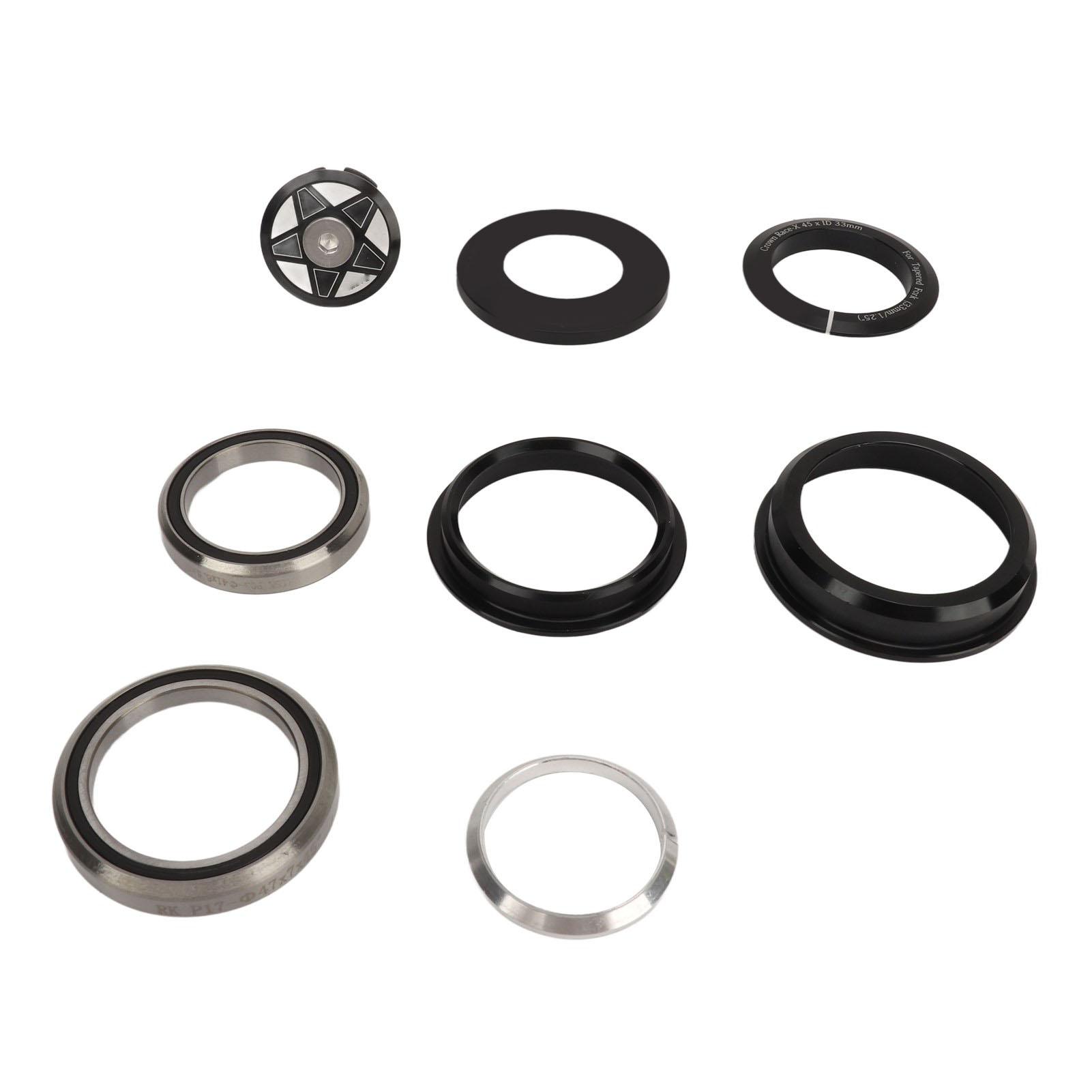 Bike Front Fork Bowl Set Bikes Headset Bearing Accessory for 4450.6mm Tapered Frame for 1.25in
Bike Front Fork Bowl Set Bikes Headset Bearing Accessory for 4450.6mm Tapered Frame for 1.25in