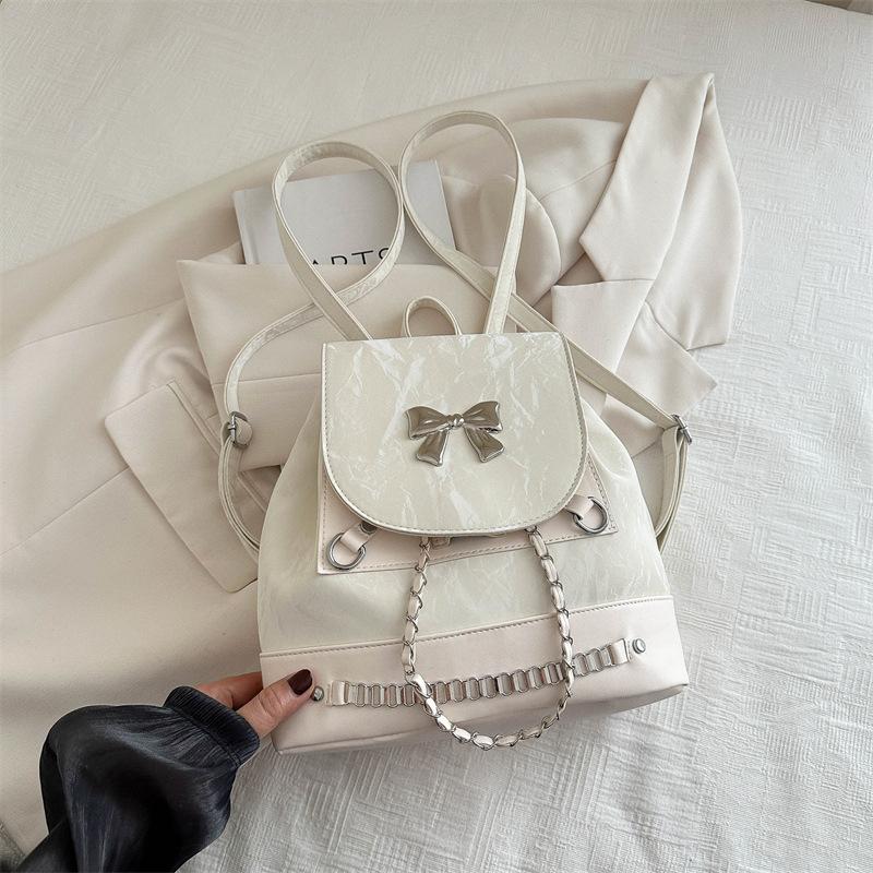 Рюкзак с бантом, женский, осенний, модный, цепочка, повседневный, школьный, дорожный рюкзак
Рюкзак с бантом, женский, осенний, модный, цепочка, повседневный, школьный, дорожный рюкзак