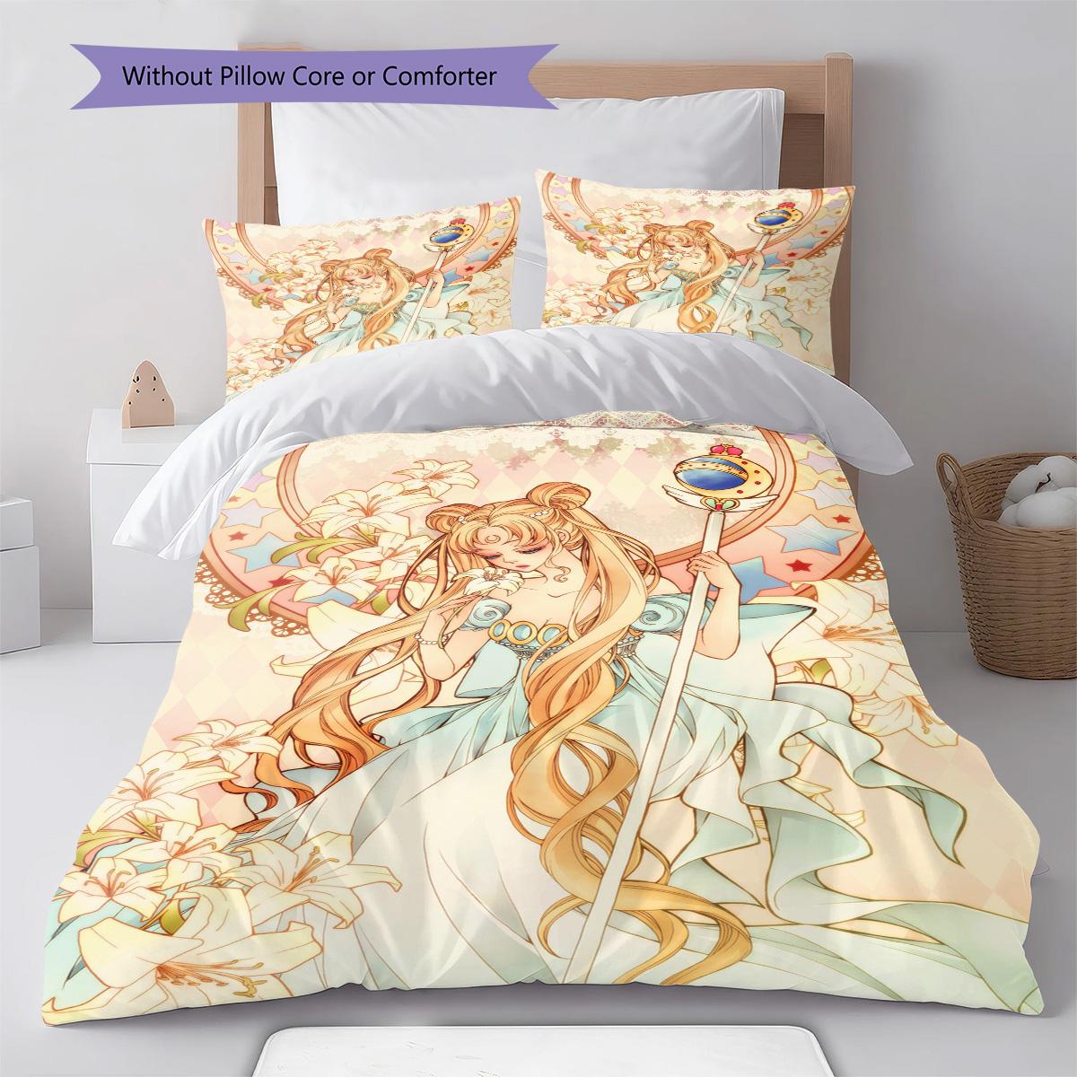 Sailor Moon Bedding Set Anime Duvet Cover Polyester Soft Comforter Cover Twin Full Queen King -QJY 135x200cm
Sailor Moon Bedding Set Anime Duvet Cover Polyester Soft Comforter Cover Twin Full Queen King -QJY 135x200cm