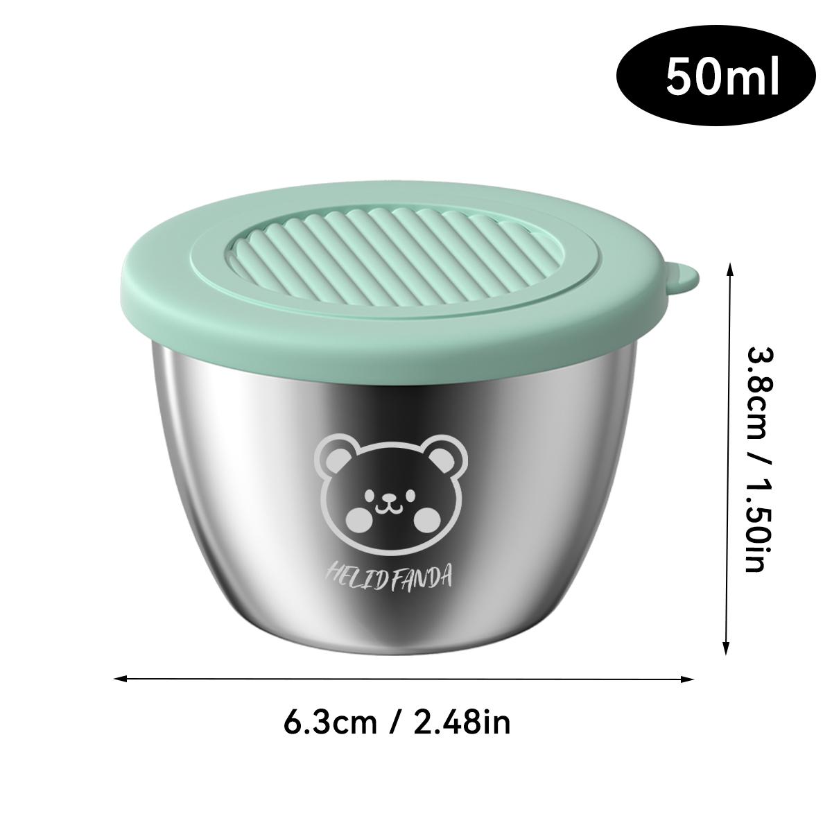 WORTHBUY 50ML 304 Stainless Steel Sauce Box With Silicone Lid Portable Sealed Dipping Sauce Cup Reusable Condiment Container зелёный
WORTHBUY 50ML 304 Stainless Steel Sauce Box With Silicone Lid Portable Sealed Dipping Sauce Cup Reusable Condiment Container зелёный