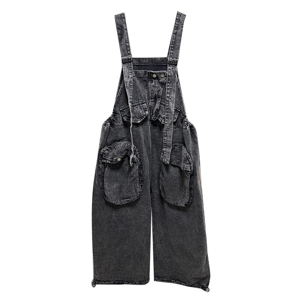European & American Style Women s Loose Denim Jumpsuit with Large Pockets - Spring 2026. One Size
European & American Style Women s Loose Denim Jumpsuit with Large Pockets - Spring 2026. One Size
