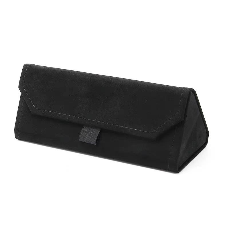 Velvet Triangle Foldable Glasses Case - Japanese Style, Handmade Sunglasses Box with Custom Logo Option
Velvet Triangle Foldable Glasses Case - Japanese Style, Handmade Sunglasses Box with Custom Logo Option