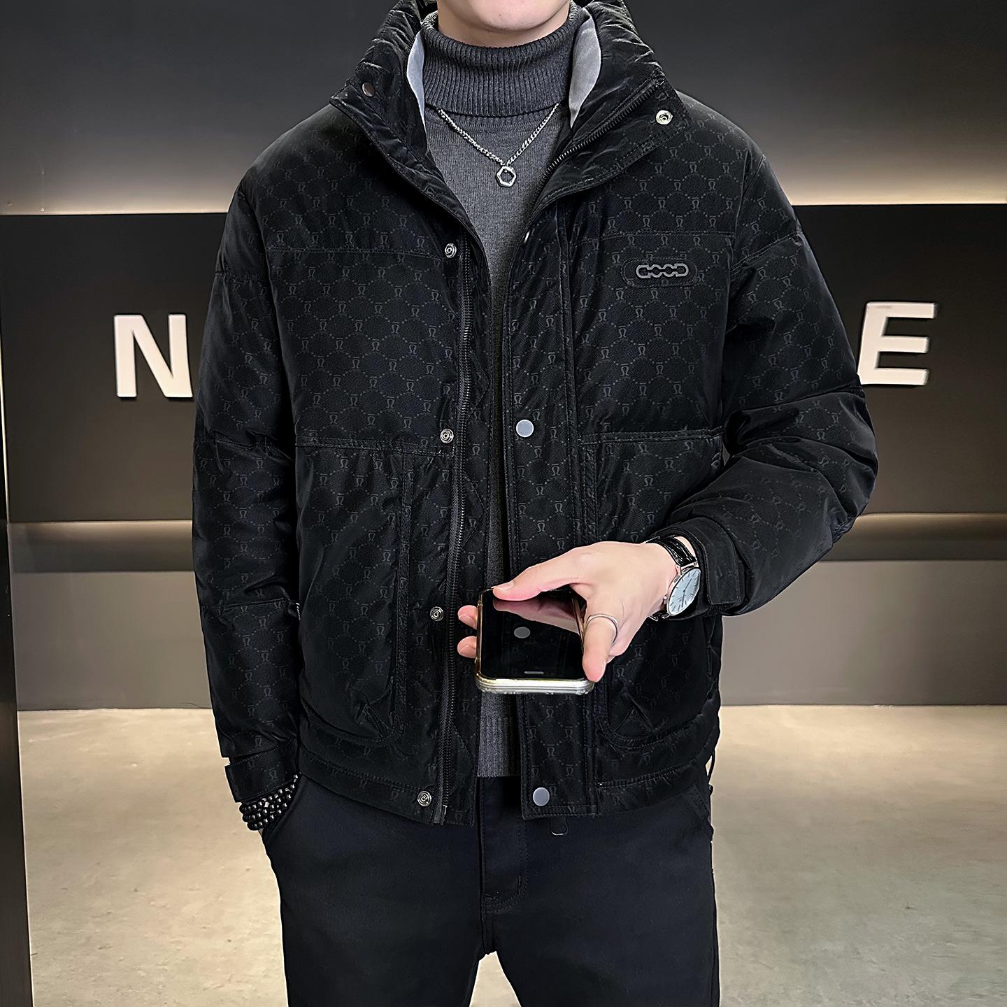 Men s Trendy Winter Leather Jacket with Stand Collar - Casual Korean Style, Short Length, High-End Feel L
Men s Trendy Winter Leather Jacket with Stand Collar - Casual Korean Style, Short Length, High-End Feel L