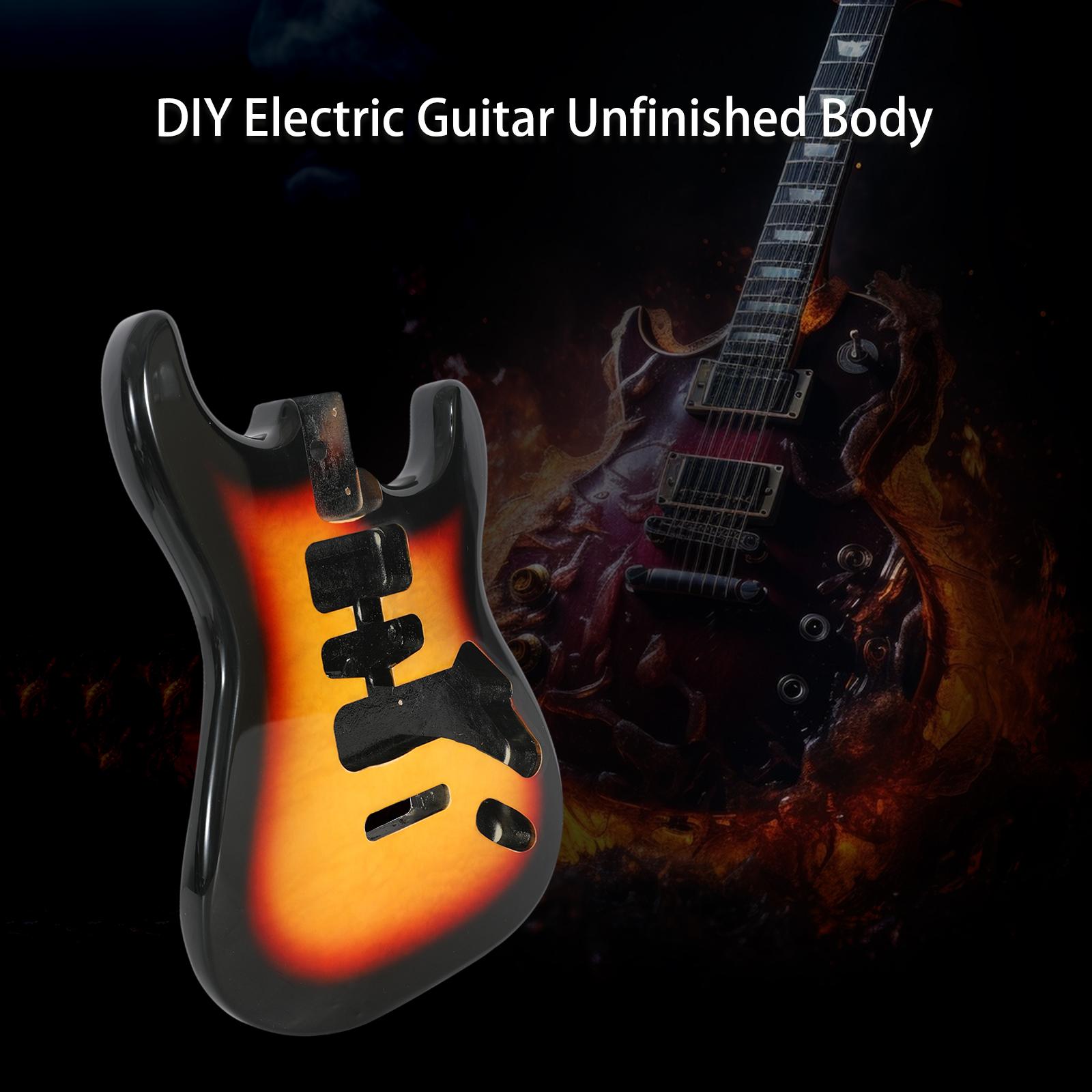 Electric Guitar Unfinished Body Guitar Barrel Blank Poplar Wooden Polyester Paint Coating Compatible with 2 Types Pickups Guitar Body Replacement
Electric Guitar Unfinished Body Guitar Barrel Blank Poplar Wooden Polyester Paint Coating Compatible with 2 Types Pickups Guitar Body Replacement