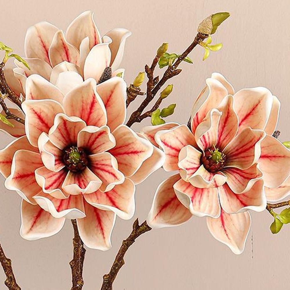 EVA Simulation Big Magnolia Real Touch Fake Flower Artificial Orchid Flowers Living Room Desktop червоний
EVA Simulation Big Magnolia Real Touch Fake Flower Artificial Orchid Flowers Living Room Desktop червоний