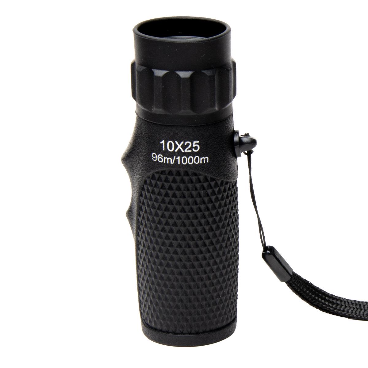 Portable 10X25 HD Monocular Telescope with Low-Light Night Vision
Portable 10X25 HD Monocular Telescope with Low-Light Night Vision