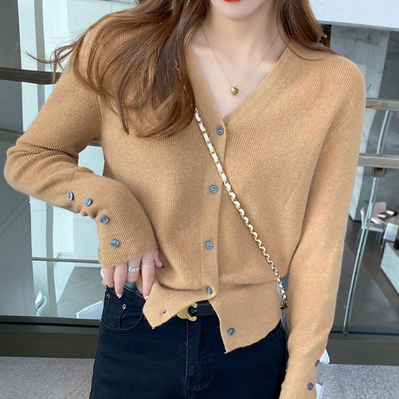 Sweet V-neck Knitted Cardigan Jacket Women Fashion Womens Clothing Autumn Winter Thin Loose Cardigan Top Sueter Mujer 31075 One Size жовтий
Sweet V-neck Knitted Cardigan Jacket Women Fashion Womens Clothing Autumn Winter Thin Loose Cardigan Top Sueter Mujer 31075 One Size жовтий
