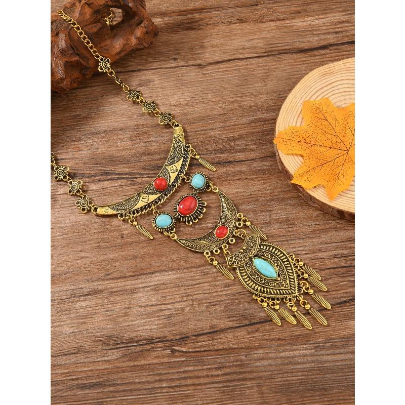 Винтажное резное многослойное ожерелье в богемном этническом стиле с длинной бахромой, ожерелье для путешествий с фотографиями
Винтажное резное многослойное ожерелье в богемном этническом стиле с длинной бахромой, ожерелье для путешествий с фотографиями