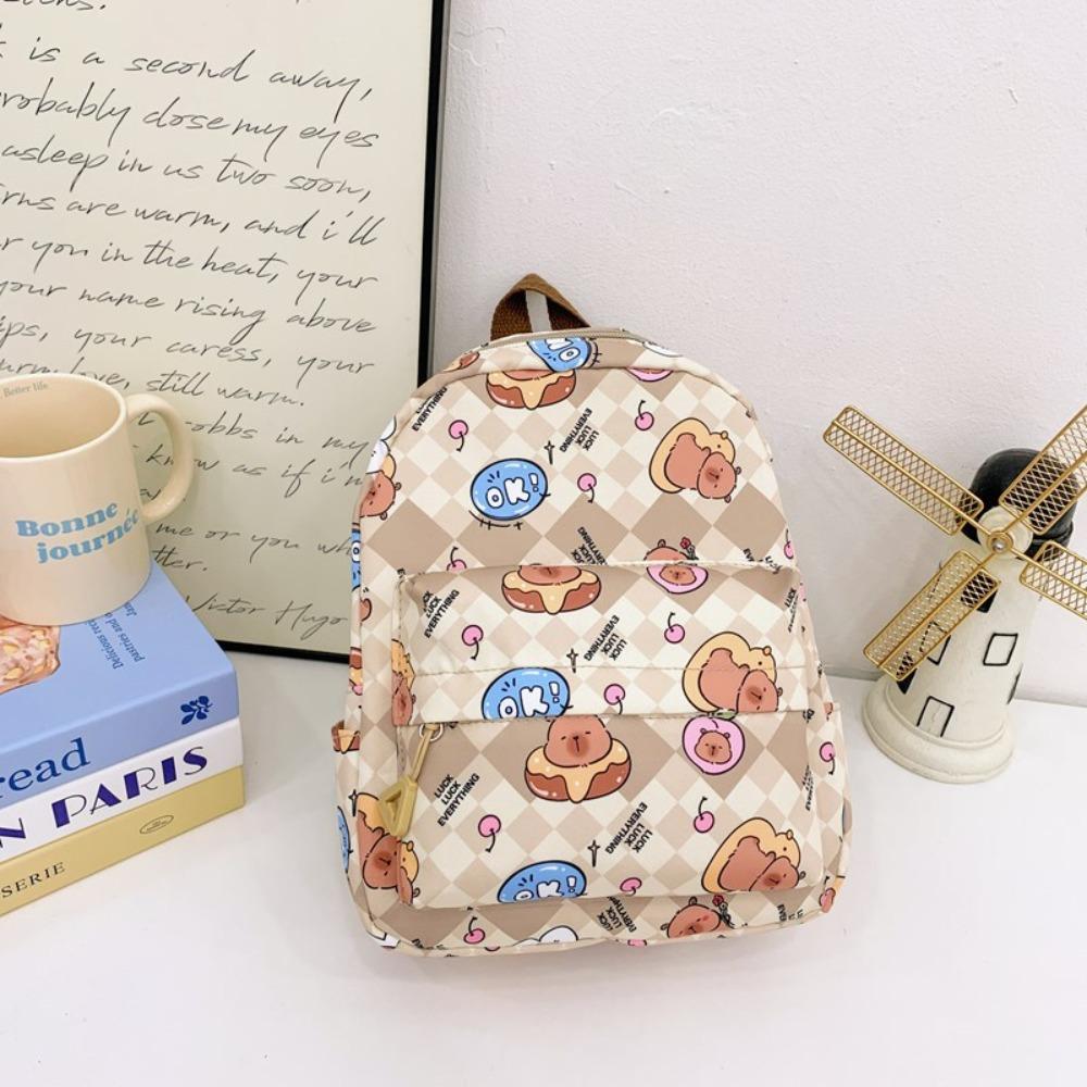 New Nylon Capybara Backpack Capybara Large Capacity Shoulders Bag Alleviate Burden S/L Size Rucksack School Office
New Nylon Capybara Backpack Capybara Large Capacity Shoulders Bag Alleviate Burden S/L Size Rucksack School Office
