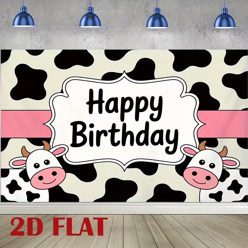 2D Printed Cow Print Happy Birthday Studio Backdrop for Children s Photography 47.2x31.5inch/120*80cm
2D Printed Cow Print Happy Birthday Studio Backdrop for Children s Photography 47.2x31.5inch/120*80cm