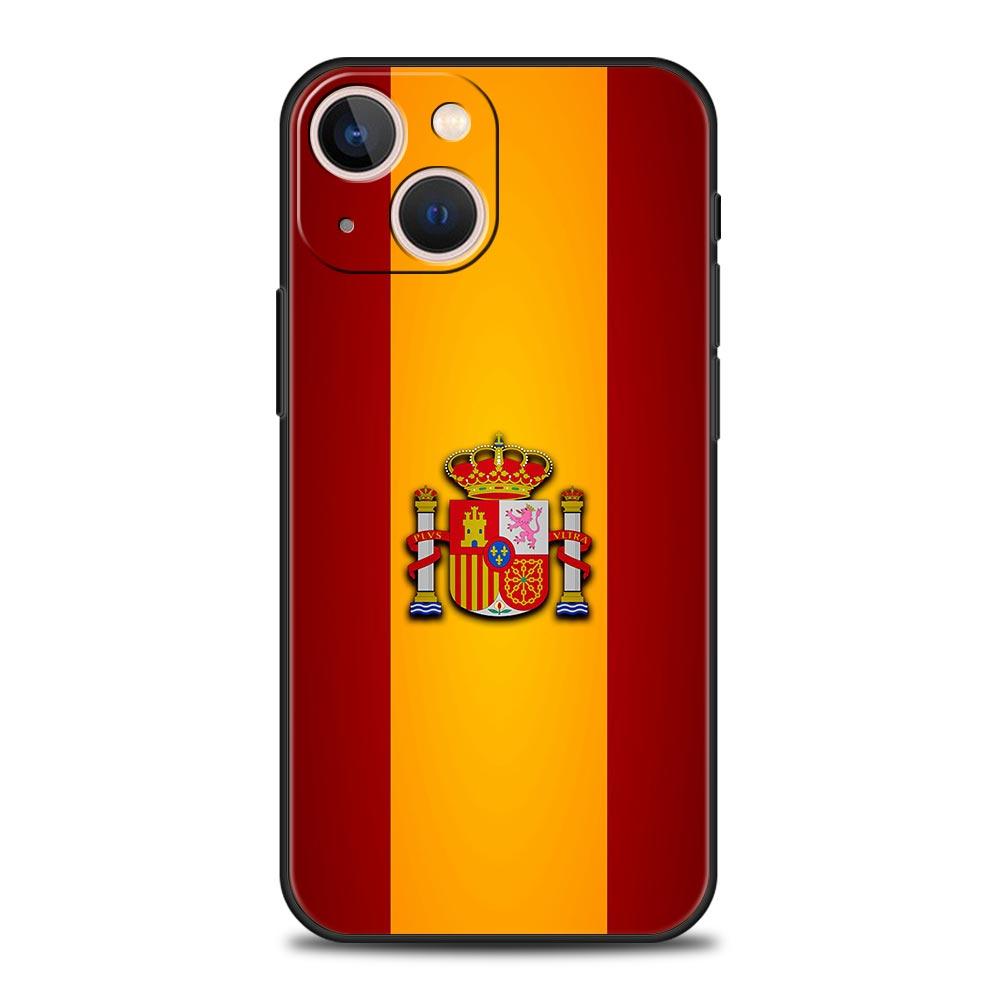 Spain flag Phone Case For iPhone 17 16E 15 16 14 13 12 11 Pro Max 7 8 Plus Soft TPU Back Cover iPhone 14 Plus
Spain flag Phone Case For iPhone 17 16E 15 16 14 13 12 11 Pro Max 7 8 Plus Soft TPU Back Cover iPhone 14 Plus