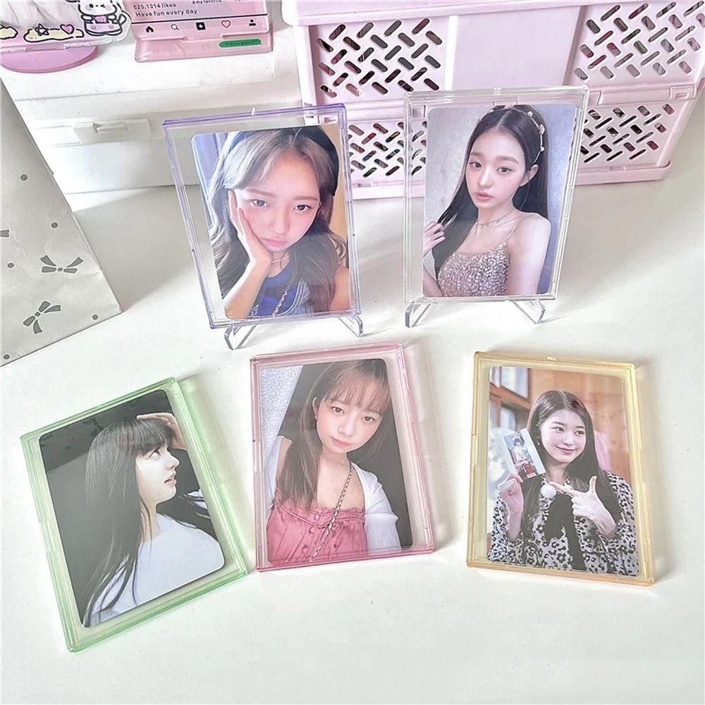 Photo Protection Shell Card Brick Transparent Photocard Holder Card Display Photo Frame Clear
Photo Protection Shell Card Brick Transparent Photocard Holder Card Display Photo Frame Clear