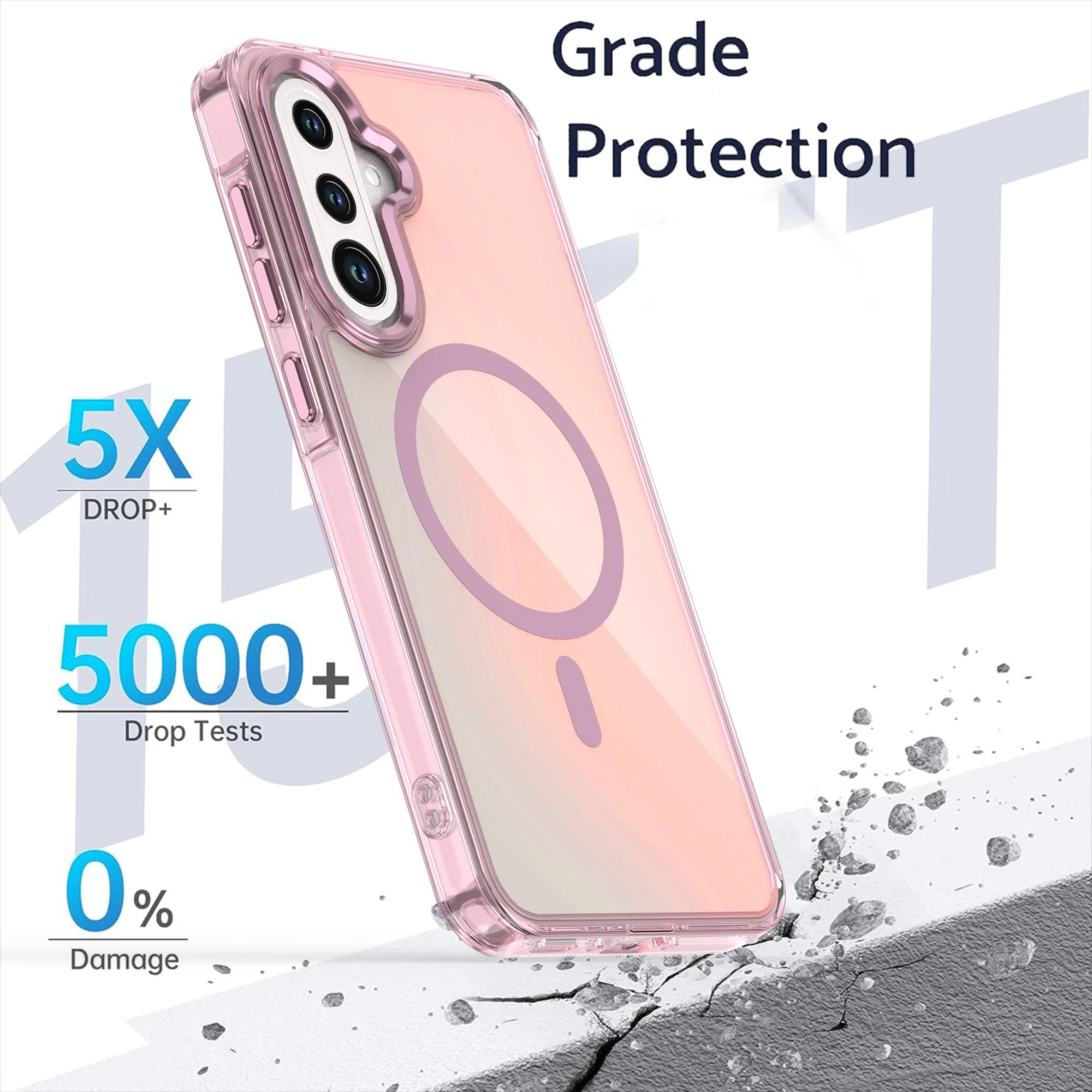 For Samsung Galaxy A56 5G Case Compatible with MagSafe Color Changing TPU Phone Back Cover White
For Samsung Galaxy A56 5G Case Compatible with MagSafe Color Changing TPU Phone Back Cover White