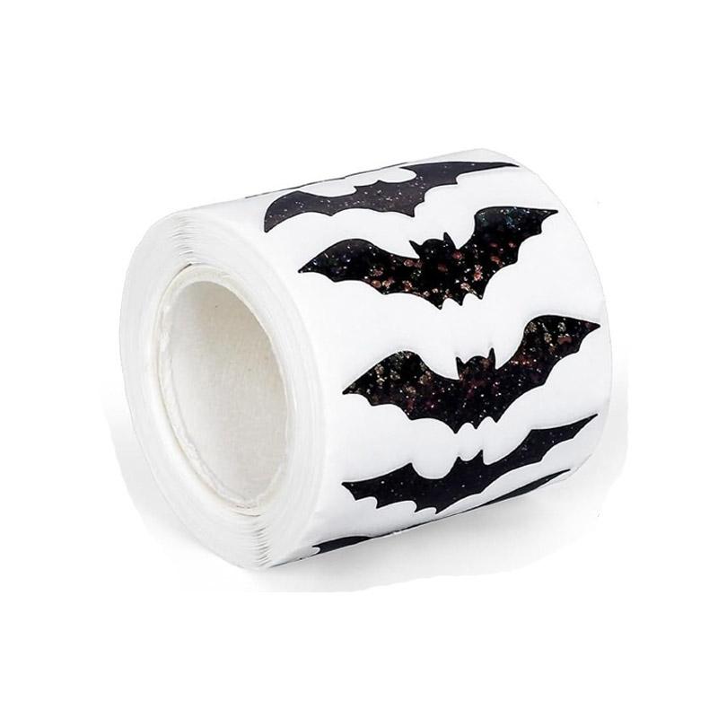 500pcs/roll Flash Bat Stickers Halloween Sticker Laser Halloween Gift Seal Sticker Stationery Stickers Envelope Journal Decor 500pcs per roll чорний
500pcs/roll Flash Bat Stickers Halloween Sticker Laser Halloween Gift Seal Sticker Stationery Stickers Envelope Journal Decor 500pcs per roll чорний