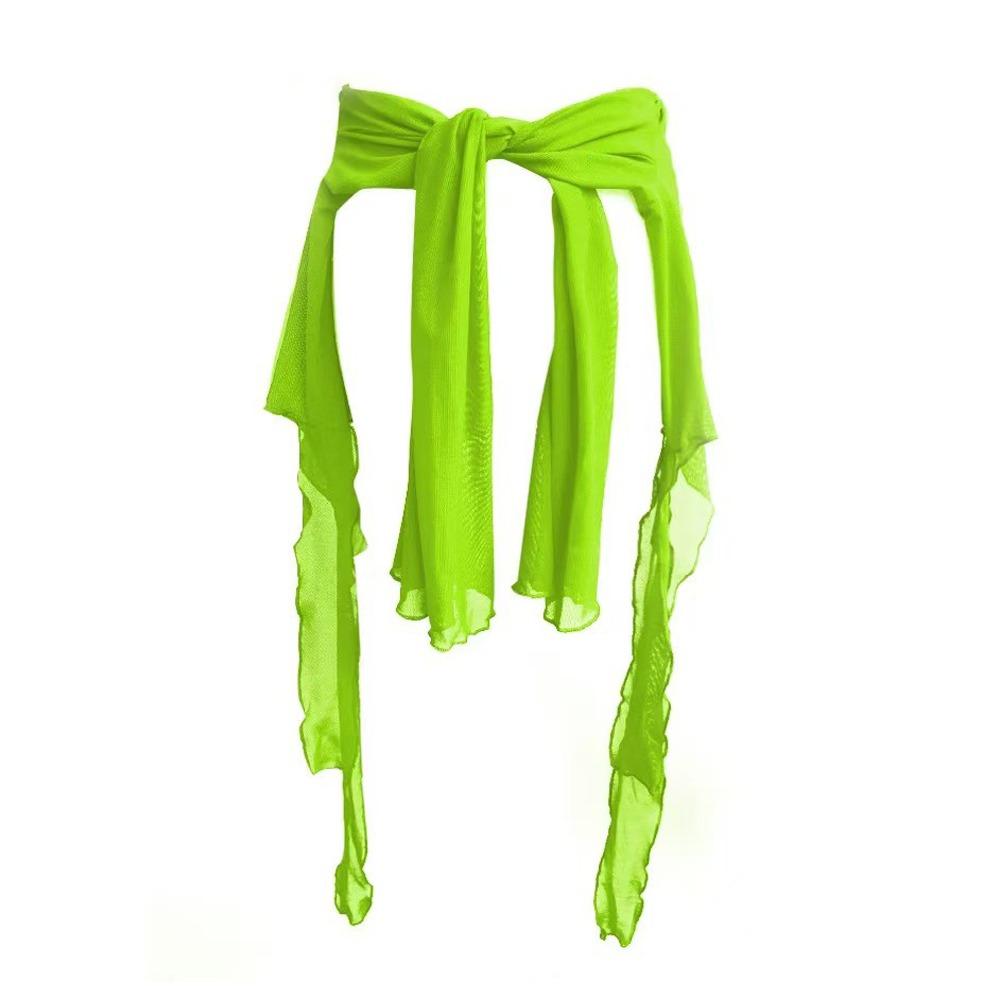 Прозора шарф для джазового танцю Неправильна талія Джинсові штани Декор Джинсовий декор зелений
Прозора шарф для джазового танцю Неправильна талія Джинсові штани Декор Джинсовий декор зелений