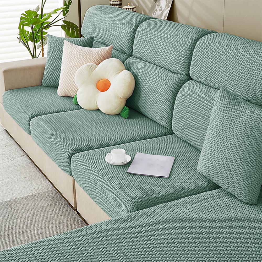 Elastic Twill Jacquard Sofa Cover Jacquard Soft Sofa Slipcover Protector for Office Living Room Home Decor Washable Cushion Case Normal S
Elastic Twill Jacquard Sofa Cover Jacquard Soft Sofa Slipcover Protector for Office Living Room Home Decor Washable Cushion Case Normal S