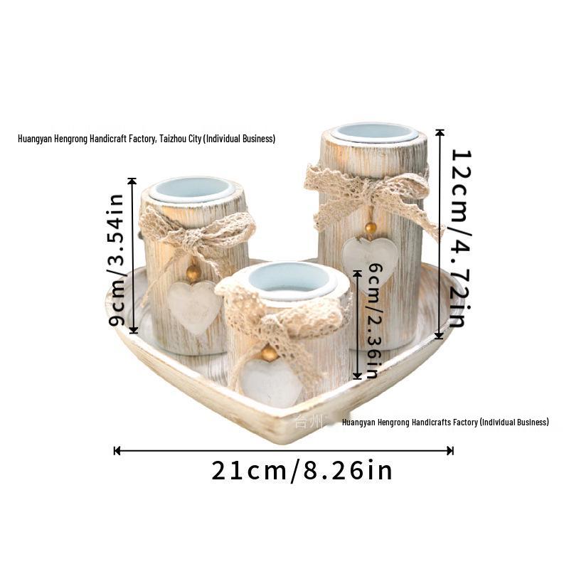 Valentine s Day Wooden Heart Candle Holder Set for Romantic Dinners 22*22*7 cm
Valentine s Day Wooden Heart Candle Holder Set for Romantic Dinners 22*22*7 cm