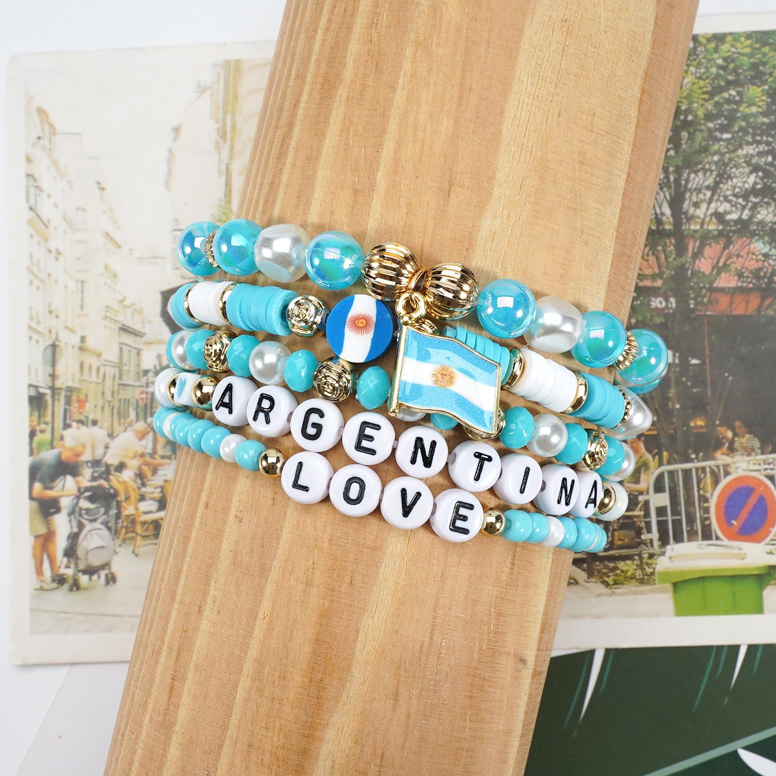 2026 World Cup Beaded Bracelet Set – USA, Argentina, UK, France Flags
2026 World Cup Beaded Bracelet Set – USA, Argentina, UK, France Flags