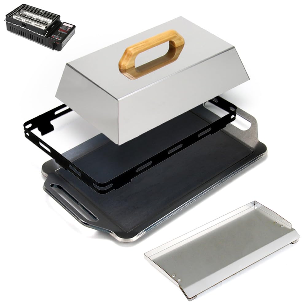 Iwatani Robatayaki Aburiya thick iron plate for with and side 6mm thick II/Extra Aburiya, trivet, lid, tray,
Iwatani Robatayaki Aburiya thick iron plate for with and side 6mm thick II/Extra Aburiya, trivet, lid, tray,