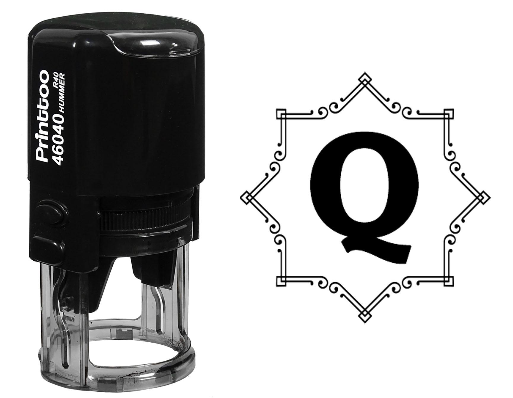 Printtoo Octagon Celtic Swirl Frame Alphabet Q Monogram Initial R-40 Self Inking Rubber Stamp Office 30 mm Diameter (Approx) синий
Printtoo Octagon Celtic Swirl Frame Alphabet Q Monogram Initial R-40 Self Inking Rubber Stamp Office 30 mm Diameter (Approx) синий