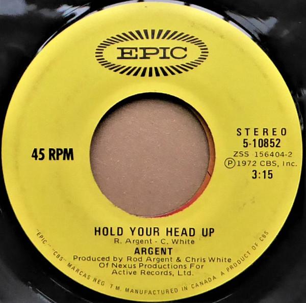 7inch Record ARGENT Hold Your Head Up Closer To Heave 510852 Epic 1972 Canada Rock Used
7inch Record ARGENT Hold Your Head Up Closer To Heave 510852 Epic 1972 Canada Rock Used