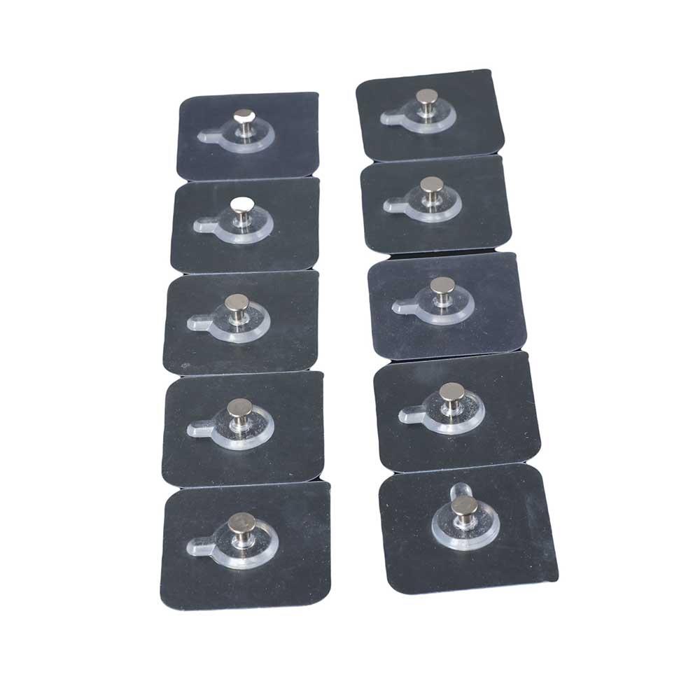 10Pcs Plastic Adhesive Wall Hook Seamless Non Trace Stickers Wall Screws Hanging Nails Photo Frame 10pcs
10Pcs Plastic Adhesive Wall Hook Seamless Non Trace Stickers Wall Screws Hanging Nails Photo Frame 10pcs