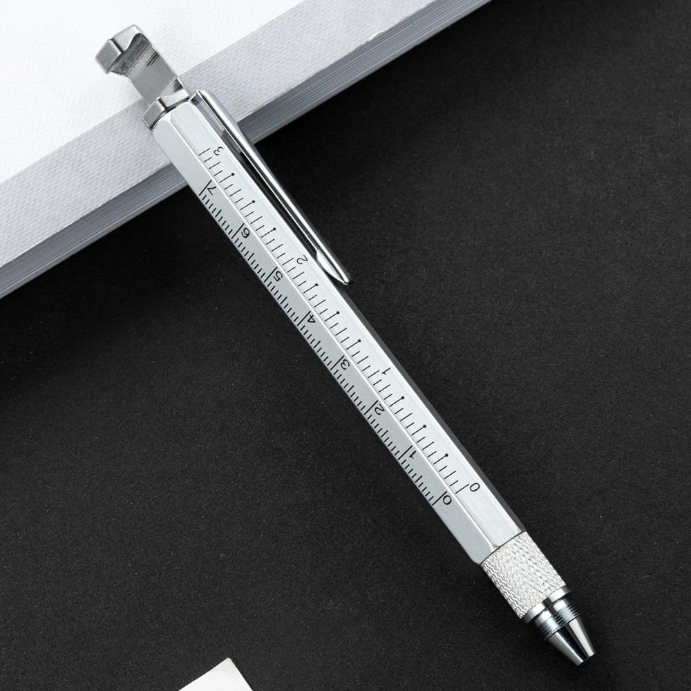 Portable Metal Multi Tool Pen 7-in-1 With Bottle Opener Screwdriver Ruler Ballpoint Pen Capacitive Pen Outdoor Tool Pen срібний
Portable Metal Multi Tool Pen 7-in-1 With Bottle Opener Screwdriver Ruler Ballpoint Pen Capacitive Pen Outdoor Tool Pen срібний