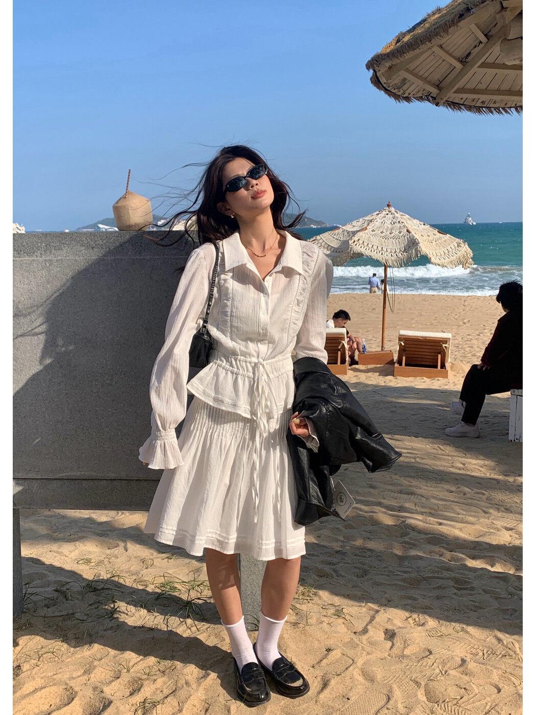 Limon Lemon Green Tea Lace Tie-Up Shirt & Skirt Set - Women s Two-Piece, Elegant Style, Spring 2026. Medium белый
Limon Lemon Green Tea Lace Tie-Up Shirt & Skirt Set - Women s Two-Piece, Elegant Style, Spring 2026. Medium белый