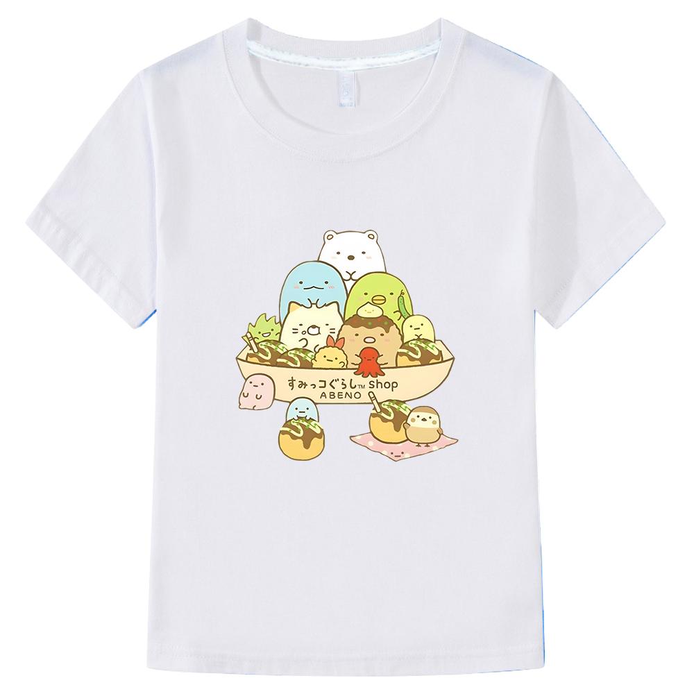 Футболки Sumikko Gurashi Детская летняя одежда Футболки с мультяшным принтом Футболки для мальчиков и девочек Аниме футболки Хлопковый топ 2T белый
Футболки Sumikko Gurashi Детская летняя одежда Футболки с мультяшным принтом Футболки для мальчиков и девочек Аниме футболки Хлопковый топ 2T белый
