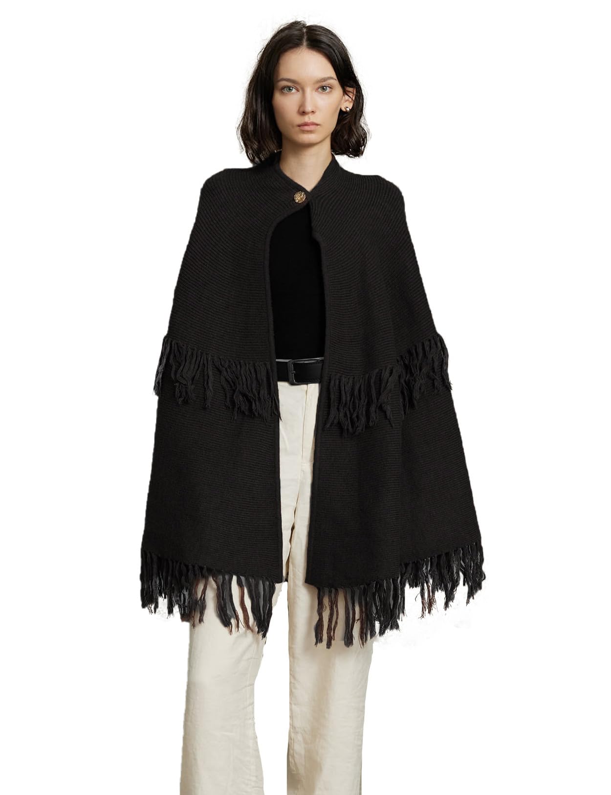 BEAUTELICATE Вязаное пончо-накидка для черного женского пальто/мантии/кардигана для офиса, дома, улицы, девичников, свиданий, Рождества, весны, осени, чёрный
BEAUTELICATE Вязаное пончо-накидка для черного женского пальто/мантии/кардигана для офиса, дома, улицы, девичников, свиданий, Рождества, весны, осени, чёрный