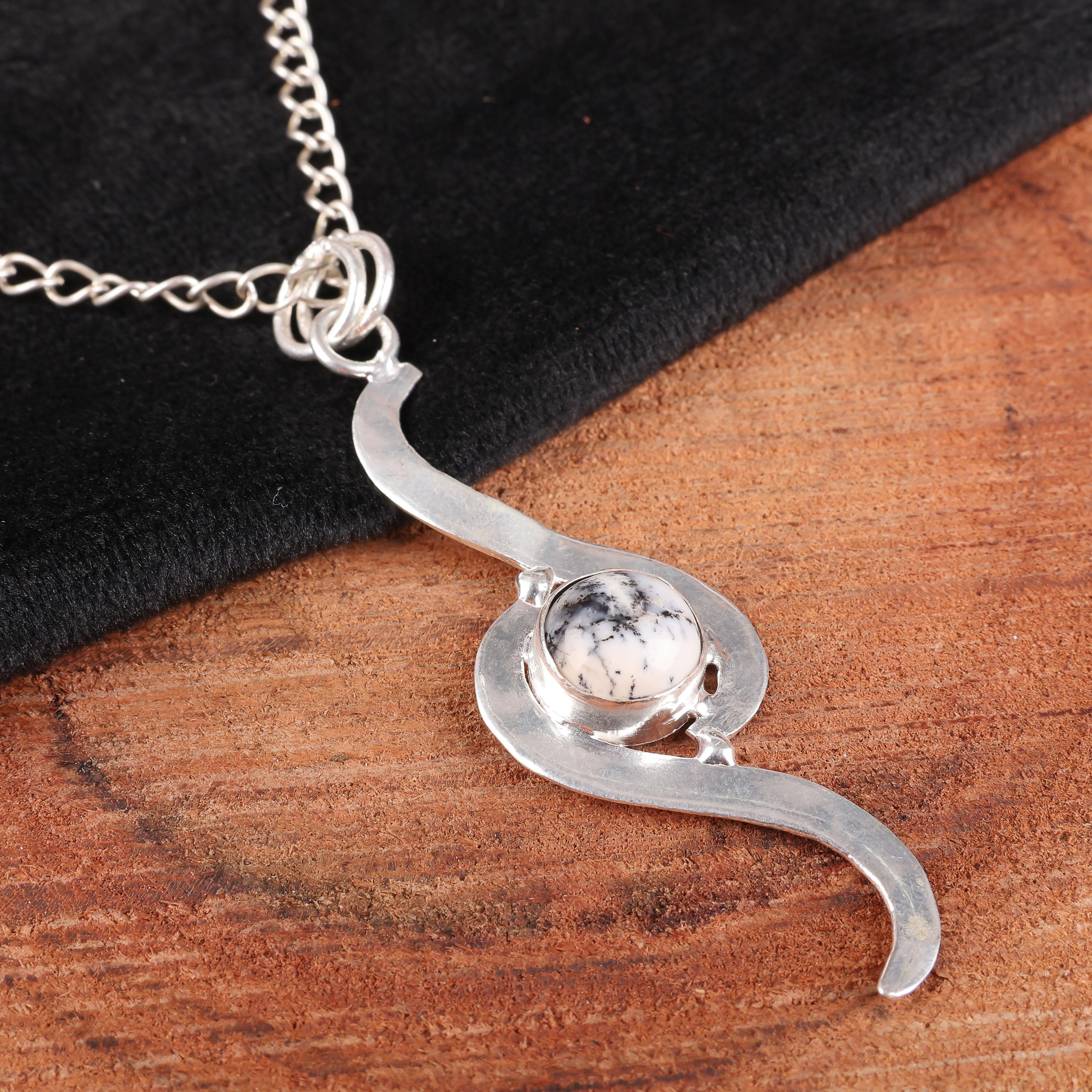 Dendritic Opal Pendant, 925 Solid Sterling Silver Gemstone Jewelry, Handmade Pendant, For Thanksgiving 2.59 Inches белый
Dendritic Opal Pendant, 925 Solid Sterling Silver Gemstone Jewelry, Handmade Pendant, For Thanksgiving 2.59 Inches белый