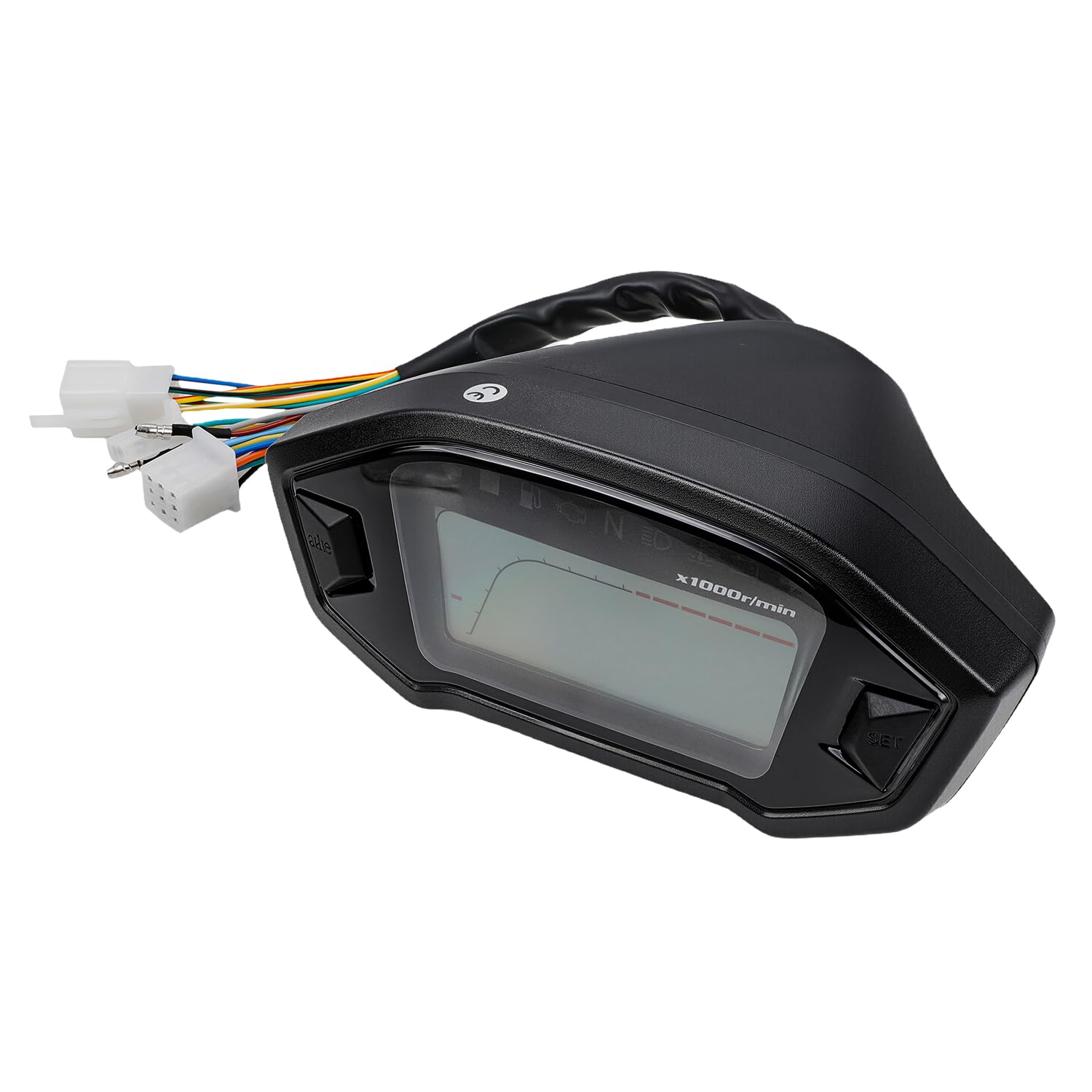 Universal Motorcycle Speedometer Tachometer Digital Odometer Fit for All Motorcycles with DC 12V,Adjustable for 7 Colors
Universal Motorcycle Speedometer Tachometer Digital Odometer Fit for All Motorcycles with DC 12V,Adjustable for 7 Colors