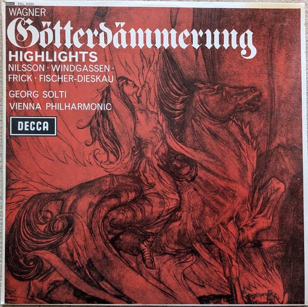 LP Record RICHARD WAGNER - WIENER PHILHARMONI - Götterdämmerung - Highlights SXL6220 Decca 1965 UK Classical Used
LP Record RICHARD WAGNER - WIENER PHILHARMONI - Götterdämmerung - Highlights SXL6220 Decca 1965 UK Classical Used