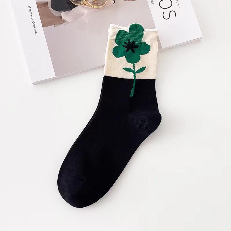 1 пара, женские средние носки-трубочки в стиле Харадзюку, винтажные носки в стиле ретро с цветочным принтом, элегантные этнические милые повседневные кавайные носки для девочек Single code
1 пара, женские средние носки-трубочки в стиле Харадзюку, винтажные носки в стиле ретро с цветочным принтом, элегантные этнические милые повседневные кавайные носки для девочек Single code