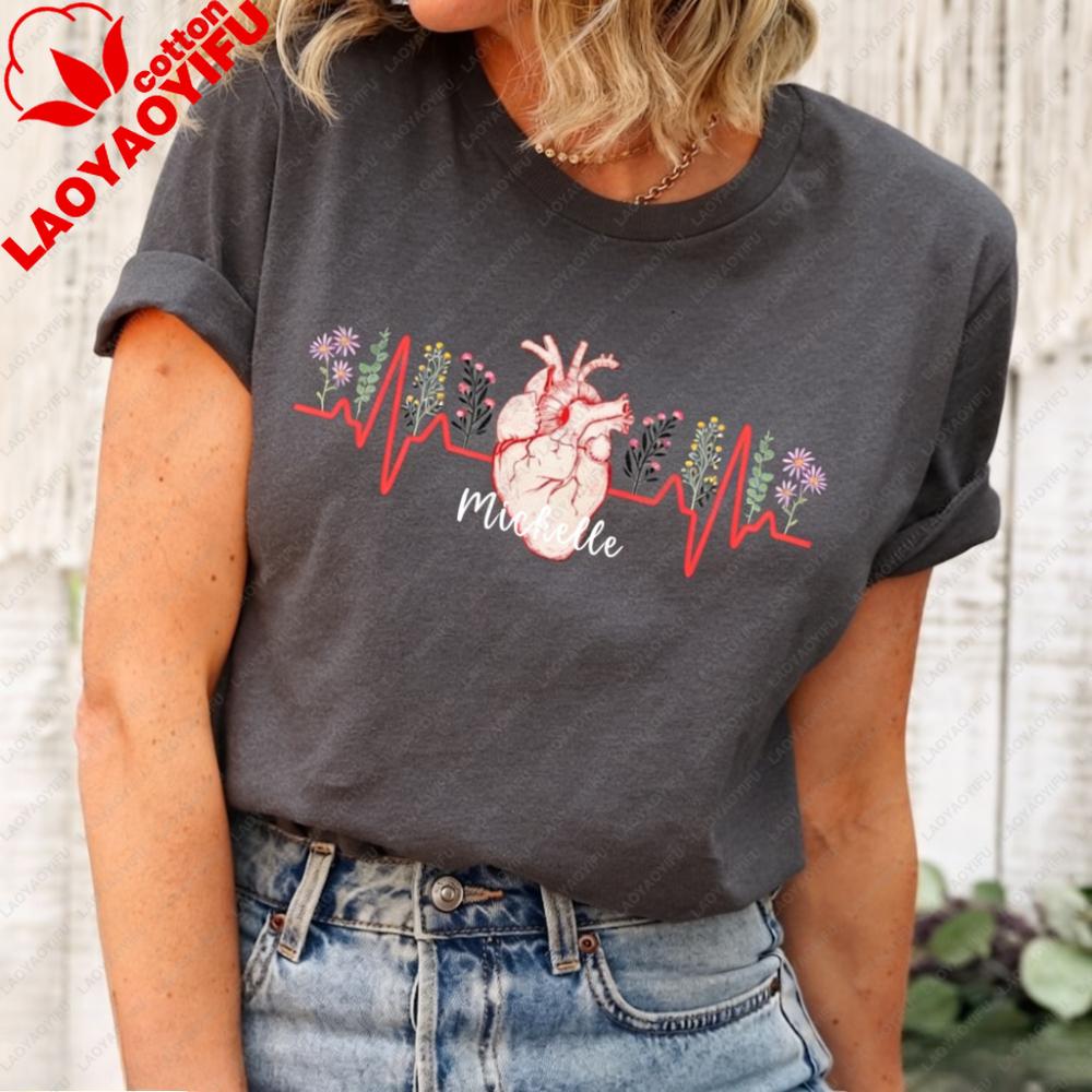 Custom Name Anatomical Heart Shirt Personalized Floral Heart TShirt Cardiac Nurse Cardiology Nurse Cardiology Telemetry Gifts 3XL
Custom Name Anatomical Heart Shirt Personalized Floral Heart TShirt Cardiac Nurse Cardiology Nurse Cardiology Telemetry Gifts 3XL